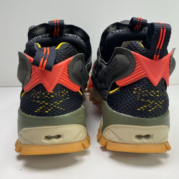 Reebok Shoes Youth Size 4 InstaPump Fury Trail‎ 'Poplar Green Black' - Picture 5 of 10